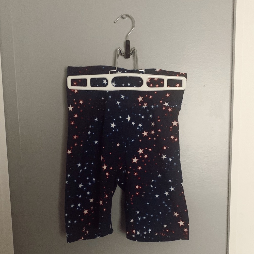 4th of July Biker Shorts